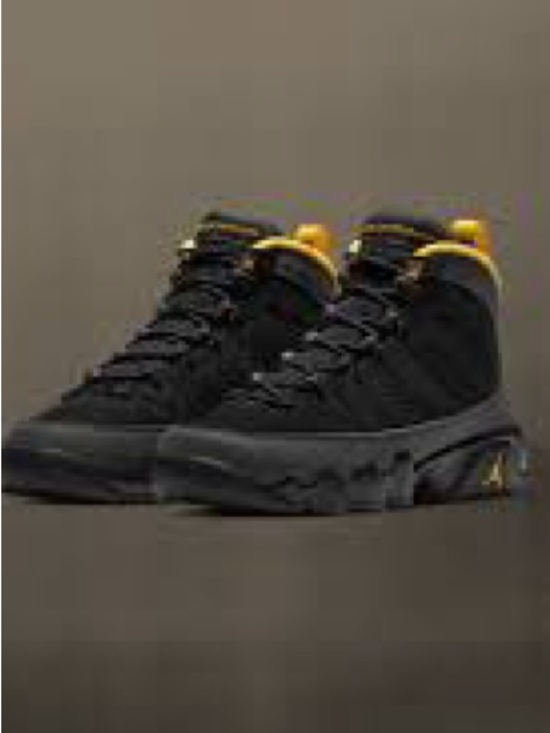 Jordan Shoes - Jordan Kids Sneakers Black and Yellow